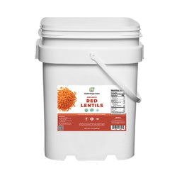 Mega Bucket Organic Red Lentils (10LB, 4535g)